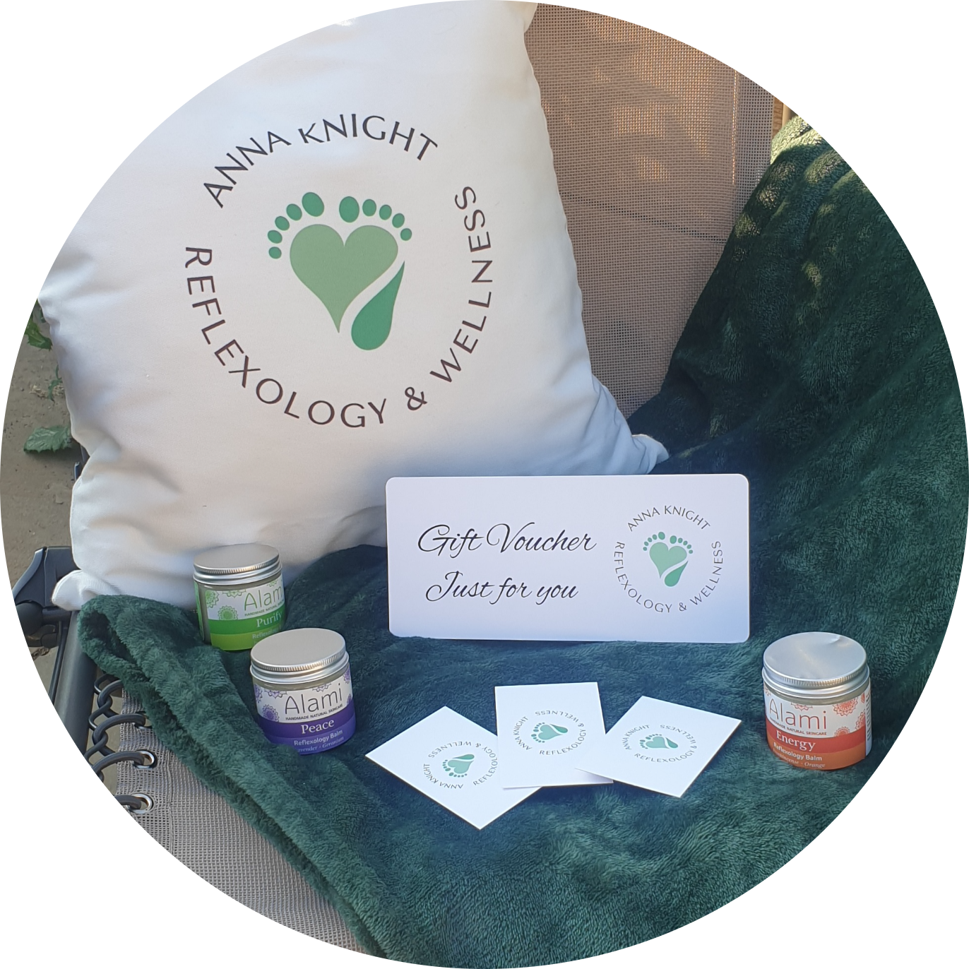 Gift Voucher available with Anna Knight Reflexology